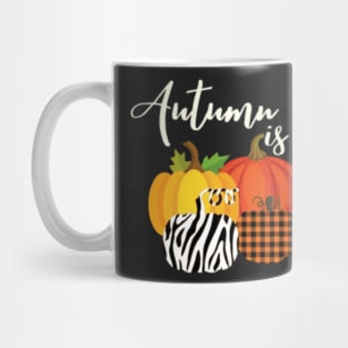 Autumn is Coming Pumpkin Mug